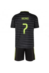Real Madrid Eden Hazard #7 Babyklær Tredje Fotballdrakt til barn 2022-23 Korte ermer (+ Korte bukser)